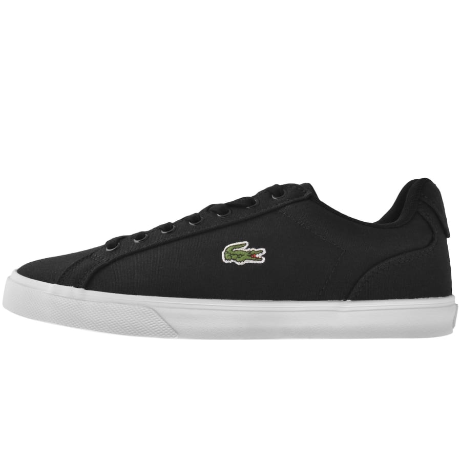 Lacoste black lerond trainers shop